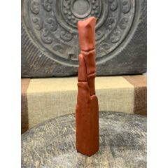 純天然壽山石高山朱砂印章。