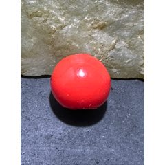 建國前后庫存雪巴琉璃蘋果珠一顆。，(zc42118640)_文玩迷福利社