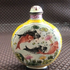 銅胎乾隆款鼻煙壺