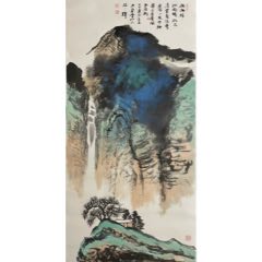游三輝－臺灣著名畫家，張大千再傳弟子。（終身保真）