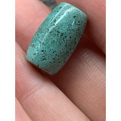 純天然高瓷綠松石桶珠