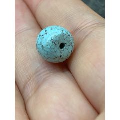 純天然高瓷綠松石老型珠