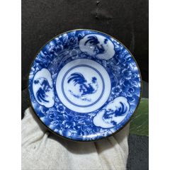 青花瓷斗笠盞一個(gè)！(au42056931)_文玩迷福利社