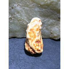 放福利，天然精品罕見筋脈沙漠漆原石一顆！(au42082964)_文玩迷福利社