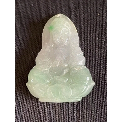 翡翠觀音掛件