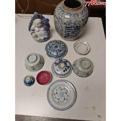 青花双喜罐_青花瓷_作品图片_收藏价格_7788纸艺