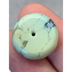 純天然湖北高瓷綠松石平安扣