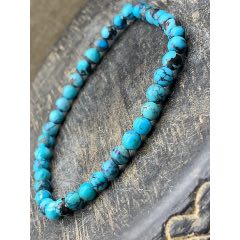 純天然高瓷藍綠松石手串