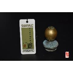清代鎏金铜珠帽顶_铜杂件_￥116