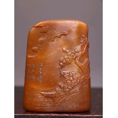 寿山石 田黄石 印材 掛件 56345575.jpg