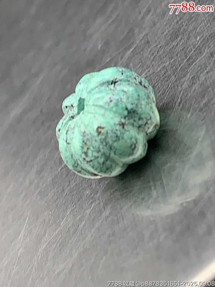 純天然湖北綠松石花珠_(kāi)價(jià)格30元_第1張_