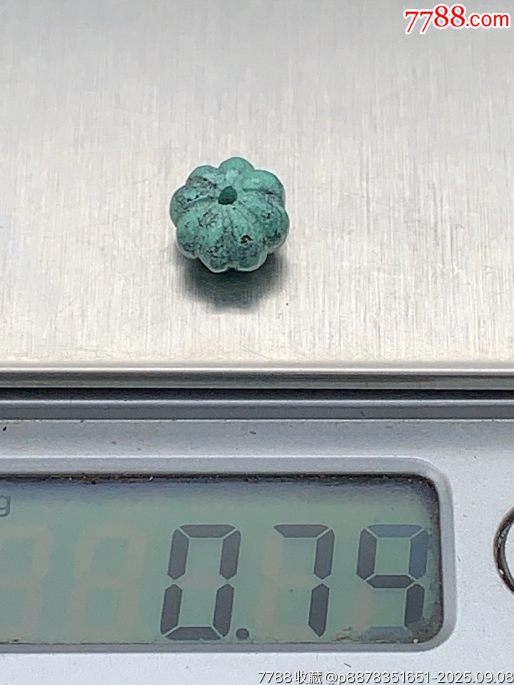 純天然湖北綠松石花珠_(kāi)價(jià)格30元_第2張_