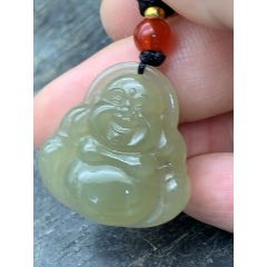 純天然和田玉彌勒佛