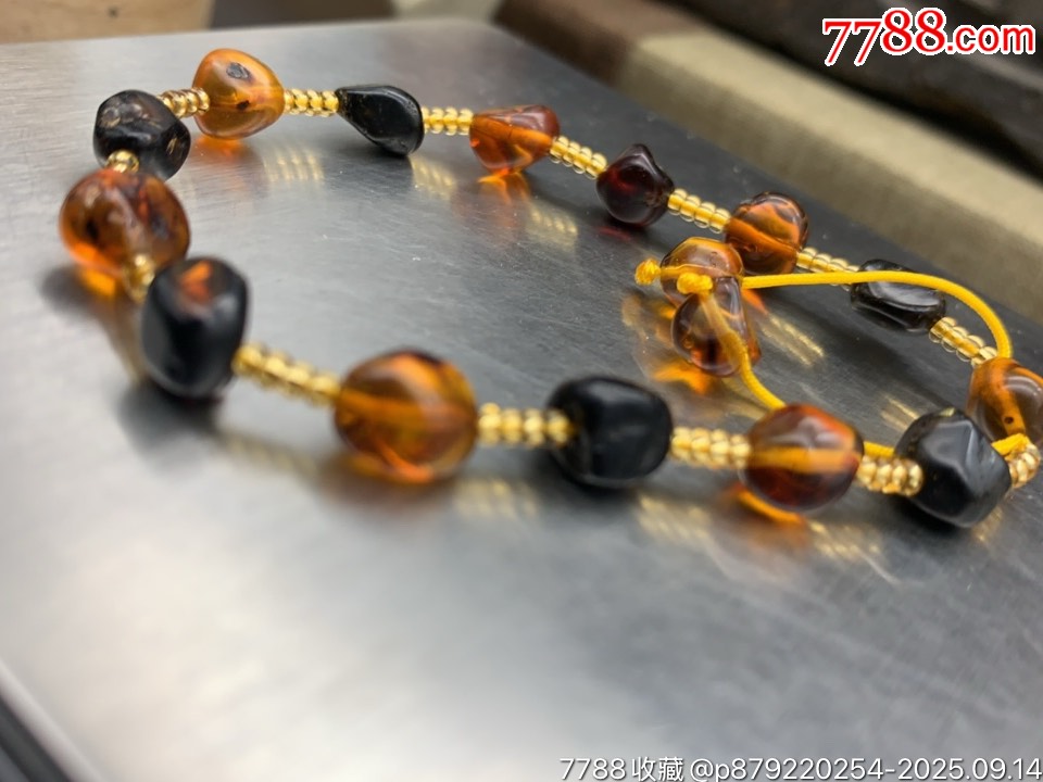 純天然撫順琥珀原石手串_價(jià)格45元_第13張_
