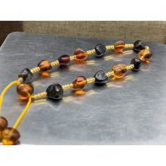 純天然撫順琥珀原石手串
