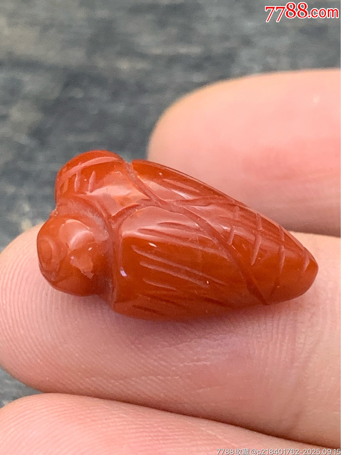 純天然南紅錦紅一鳴驚人_價格50元_第3張_