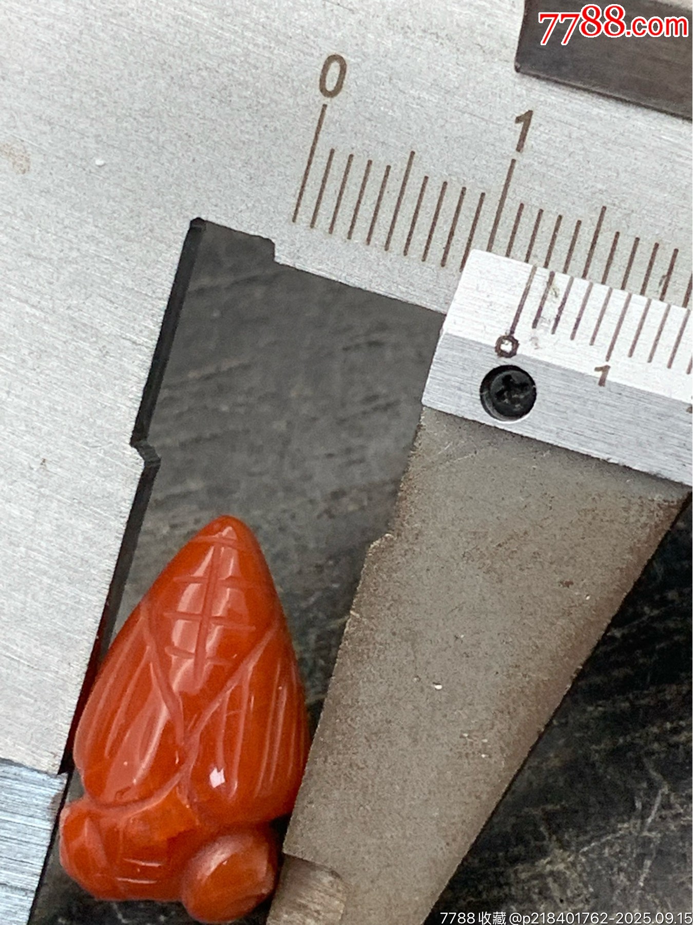 純天然南紅錦紅一鳴驚人_價格50元_第4張_