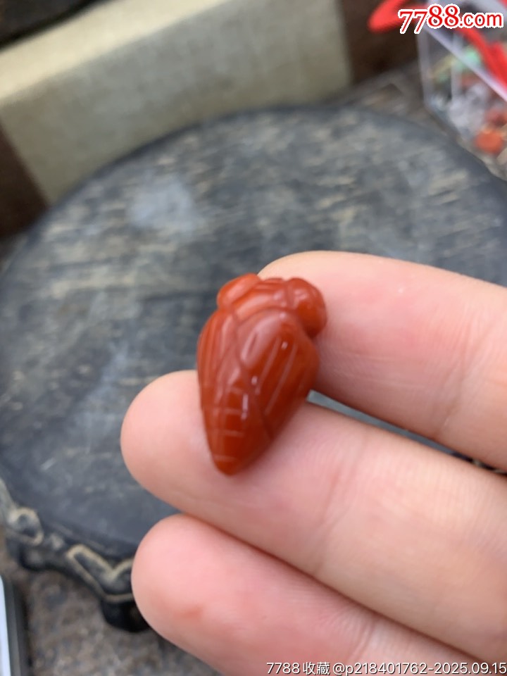 純天然南紅錦紅一鳴驚人_價格50元_第11張_