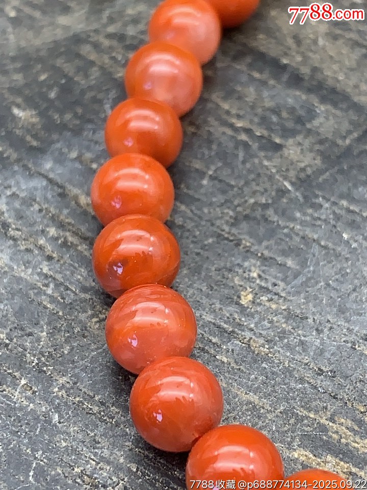 純天然南紅手串櫻桃紅_價格30元_第3張_