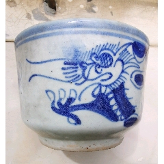 清青花龙纹香炉__【7788昌化石】