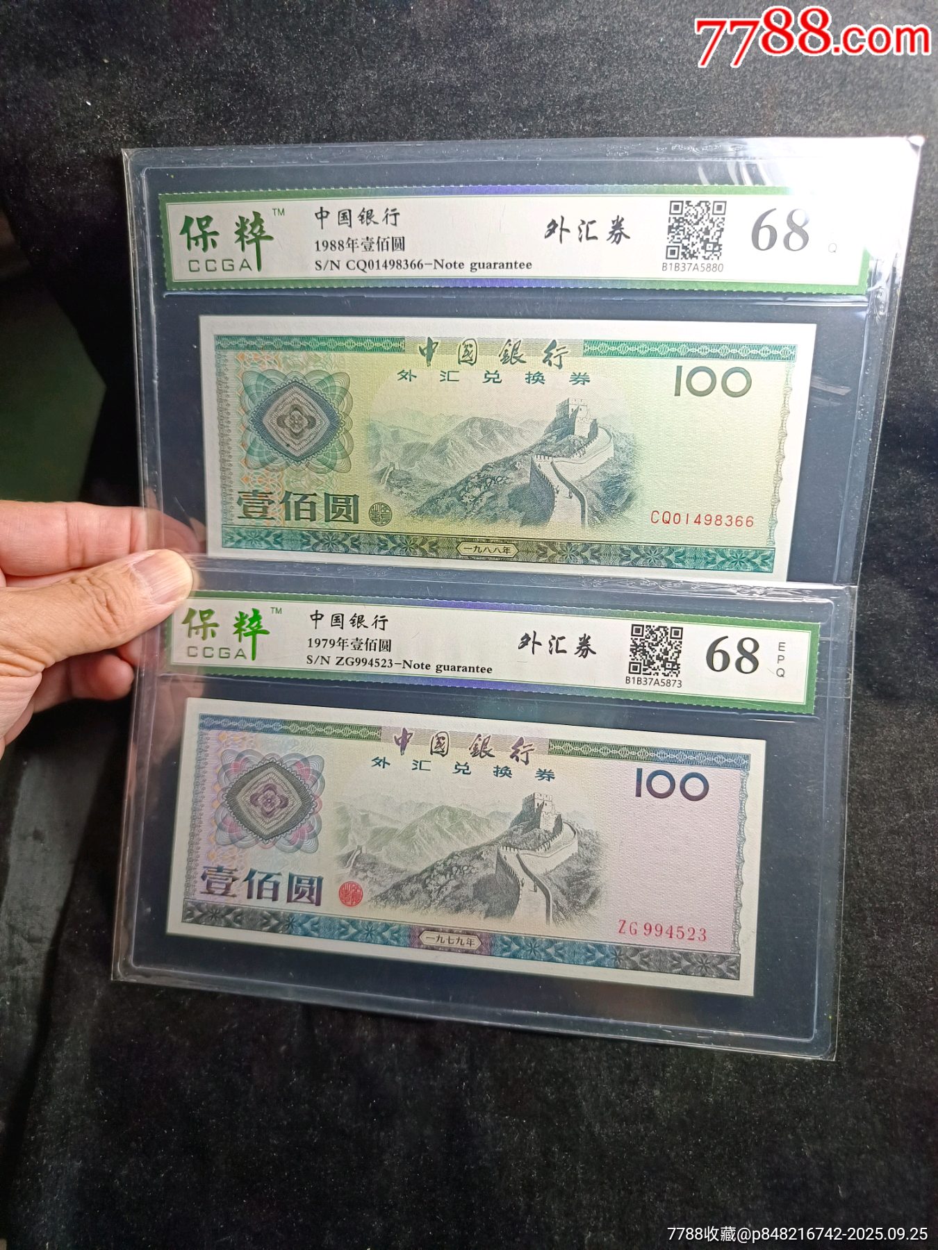外汇券100元,两张,__【7788收藏__收藏热线】