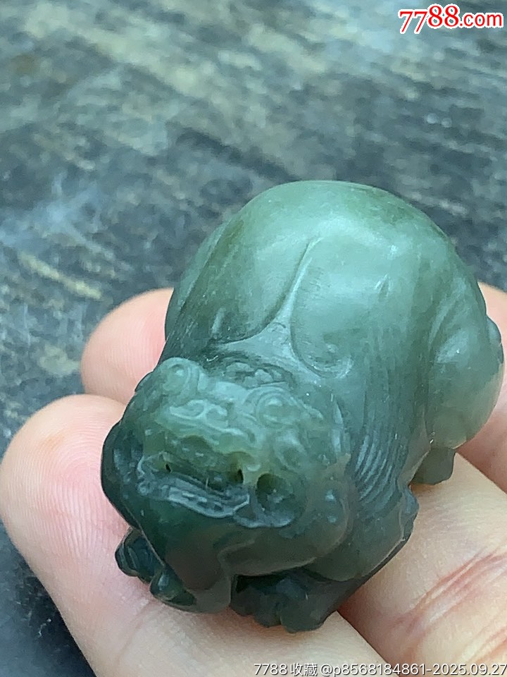 純天然和田玉碧玉貔貅_價格330元_第5張_