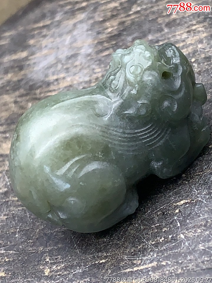 純天然和田玉碧玉貔貅_價格330元_第15張_