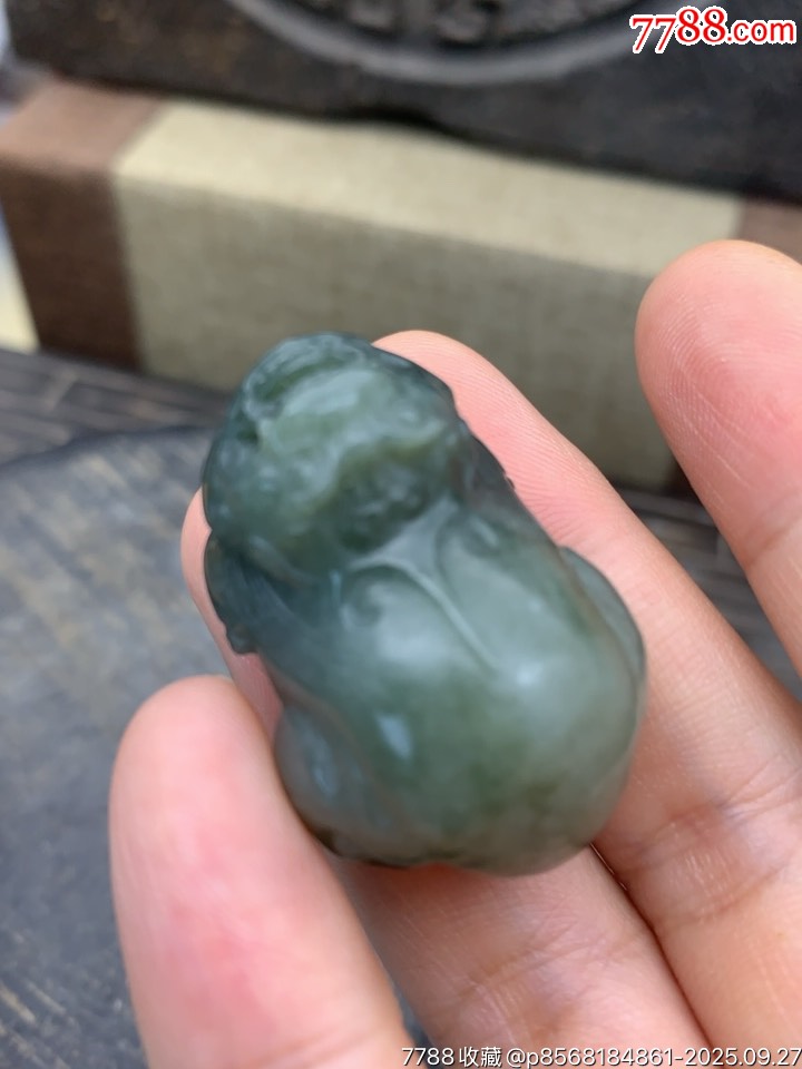 純天然和田玉碧玉貔貅_價格330元_第21張_