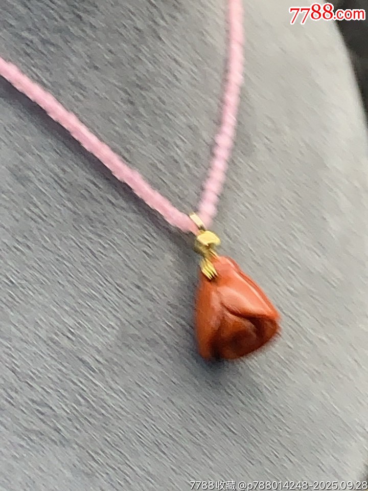 純天然南紅瑪瑙玫瑰花粉晶_價(jià)格100元_第6張_