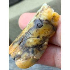 純天然和田玉俄料一鳴驚人