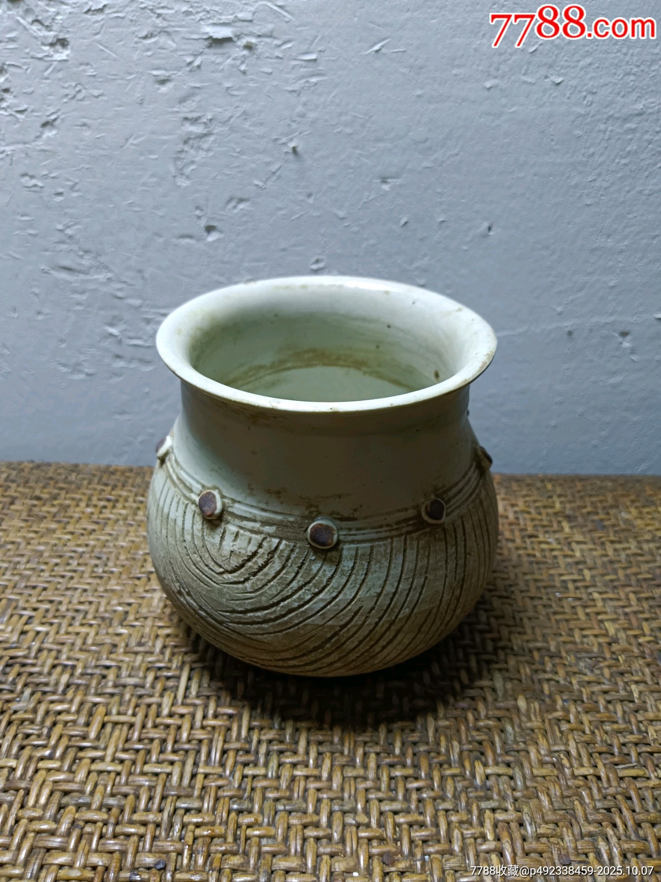 鼓钉水盂-青白瓷/影青瓷-7788旧书网