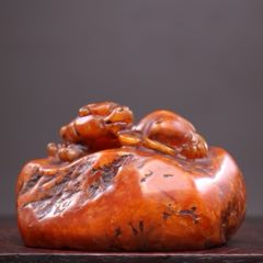 20螭虎　寿山石　芙蓉石　清工　唐物　落款　雅号　関防 Amazon.co.jp: 20螭虎 高級 寿山石 芙蓉石 清工 唐物 落款 雅号