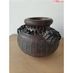 80年代蟹簍罐一只（已鑒定為真）_青花瓷_￥120