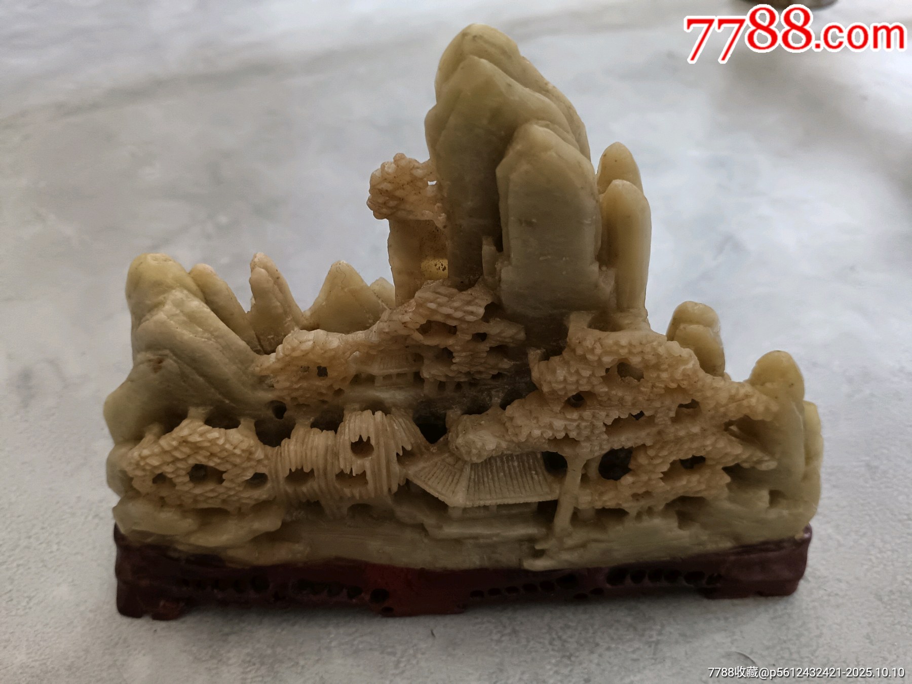 青田石雕山子__【7788青田石】