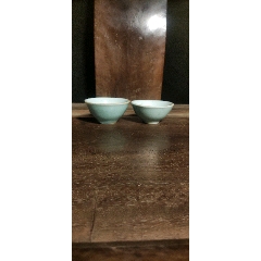 清中豆青杯(zc42706689)