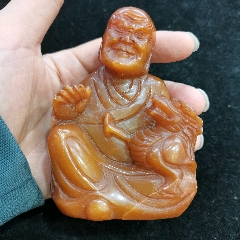 天然石　獅子像 印章　古董品 寿山石？ 天然石 獅子像 印章 古董品 寿山石？