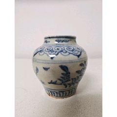 青花纏枝蓮花卉罐(zc42795355)