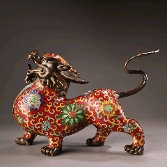 銅器 景泰藍象のティーポット 置物 尊い非凡な工芸品 銅器 景泰藍象のティーポット 置物 尊い非凡な工芸品 銅器 景泰藍象の