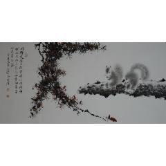 【帶合影保真拍賣】中美協會員、著名畫家薛大庸作品9