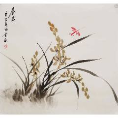 【授權(quán)拍賣】潛力股畫家游塵作品：香蘭