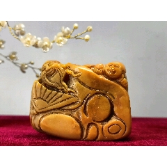 清晚民国寿山石老印章料（杜陵石）__【7788红宝书】