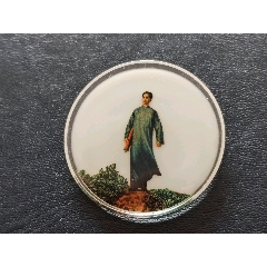 收藏品相，純手工有機，毛主席去安源(zc42840475)