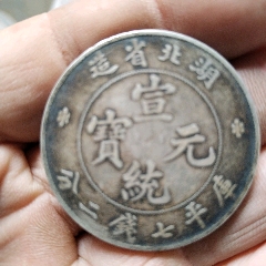 湖北省造宣統元寶庫平七錢二分(au42841388)