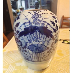 清代青花“連升三級”冬瓜罐(zc42849469)