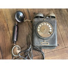 外國老電話機.撥盤回彈輕微卡頓_舊電話機_￥601