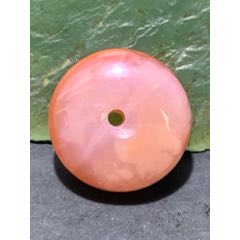 川料南紅瑪瑙通貨平安扣一個(gè)，，