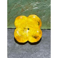 天然烏克蘭蜜蠟幸運(yùn)四葉草珠一個(gè)