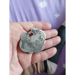 偉大領袖毛主席，刻著“國營上海金店”_其他銀器_￥162