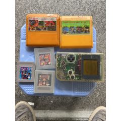 任天堂初代透明游戲機，日版原裝，帶三塊游戲卡，二個超級星際黃金卡。_PSP/游戲機_￥402