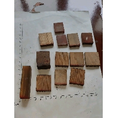 鄉下收的一老牛角章和一批木印公章-￥9 元_牙骨角印章_7788網